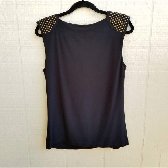 🌟HOST PICK🌟 NWT Kenneth Cole REACTION Nailhead Cowl Neck Top - Picture 2 of 6